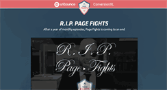 Desktop Screenshot of pagefights.com